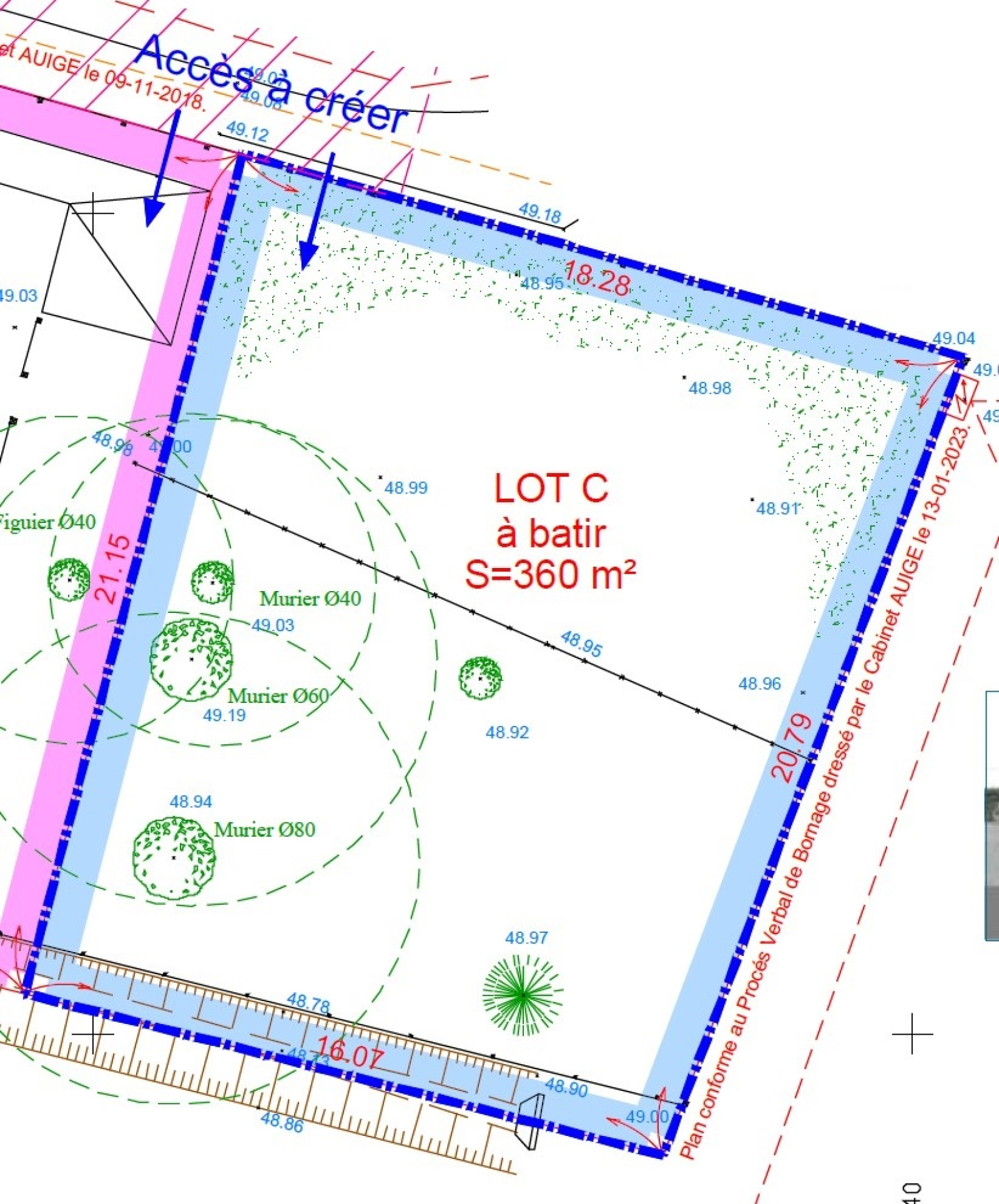 Image_1, Terrain à batir, Belin-Béliet, ref :Bel.VIC-ALIE.Lot C