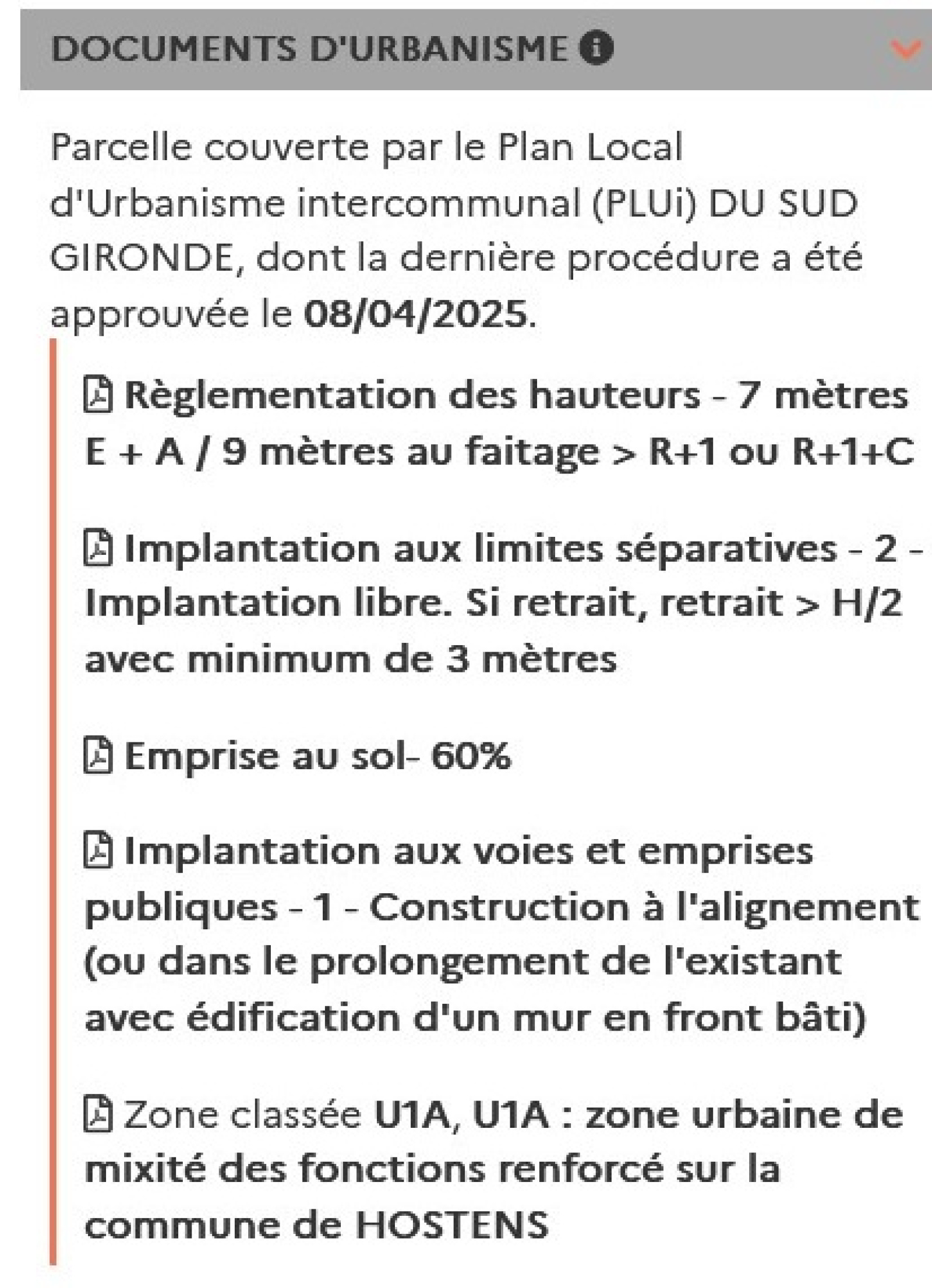Image_2, Terrain à batir, Hostens, ref :Hos.DET-Tab