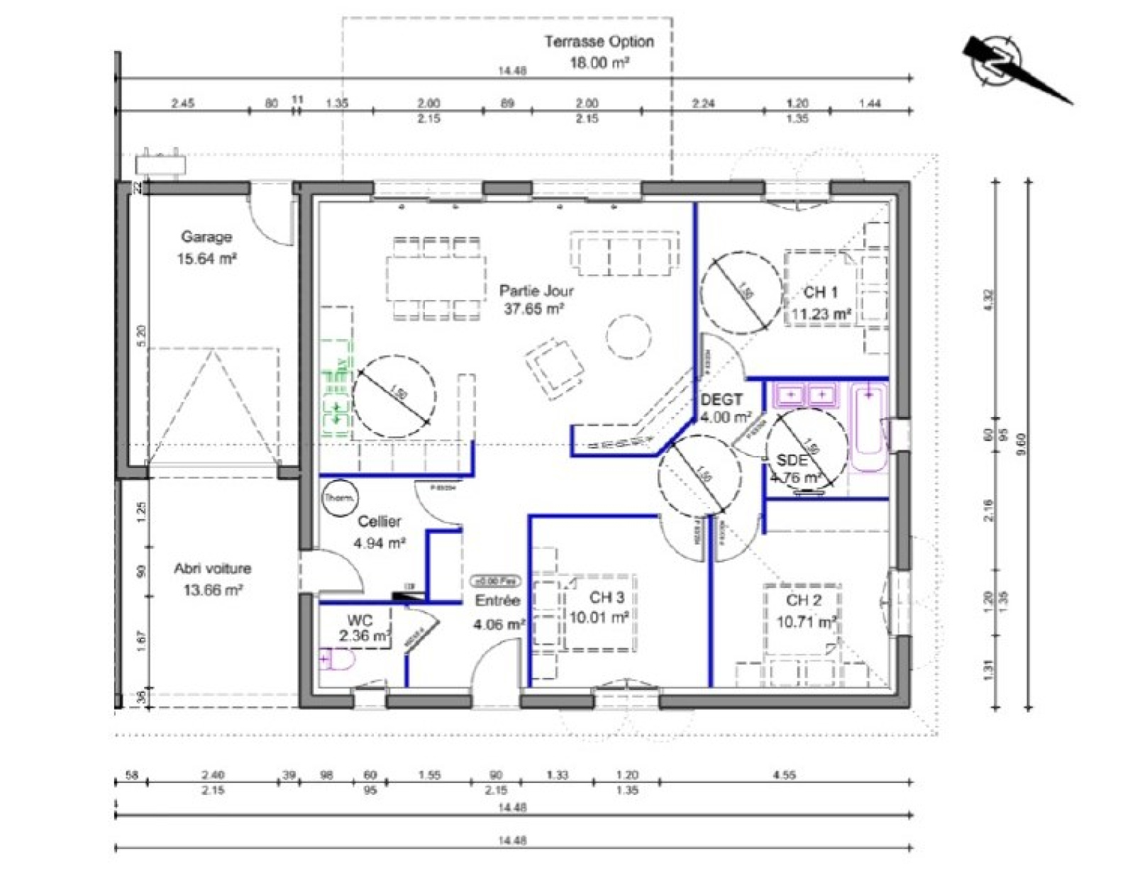 Image_8, Maison, Saugnacq-et-Muret, ref :T4VIE.B-524